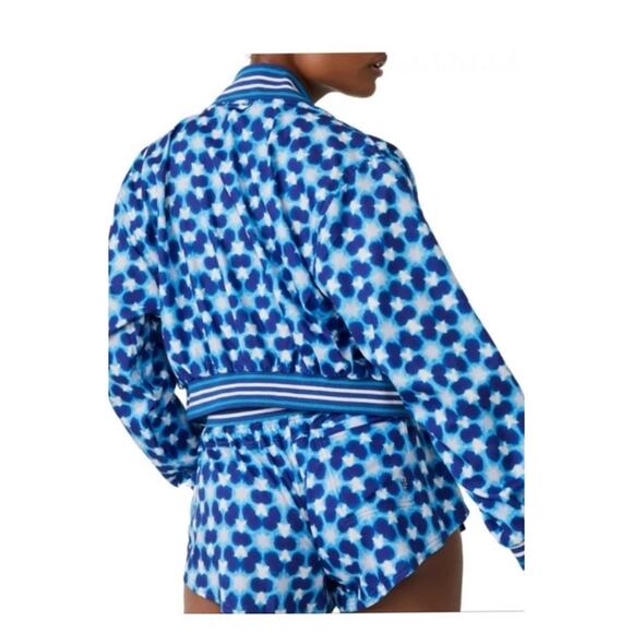 NWT Free People Movement Top Speed Water-Resistant Jacket M Blue - Picture 11 of 11
